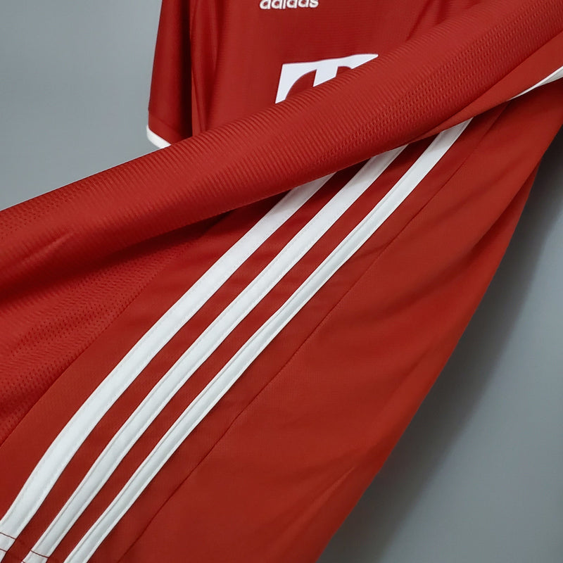 Camisa Bayern de Munique I Home Adidas Torcedor 2020/21 Masculino Vermelho