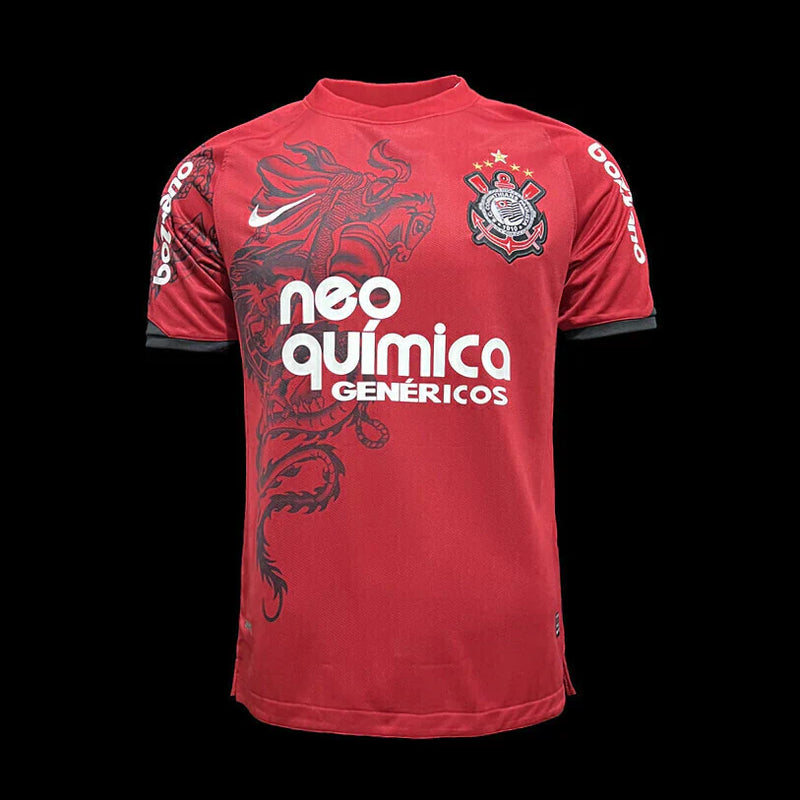 Camisa Corinthians II Retrô 11/12 Nike Masculina - Vermelha