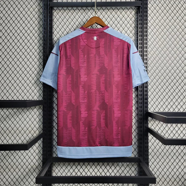 Camisa Aston Villa Home 23/24 Torcedor Castore Masculino Vinho