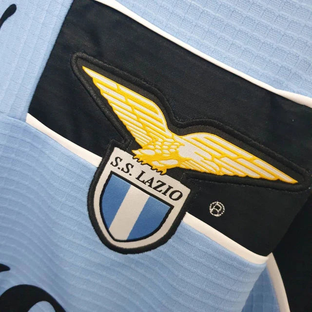 Camisa Lazio Retrô 1999/2000 Azul e Preta - Puma