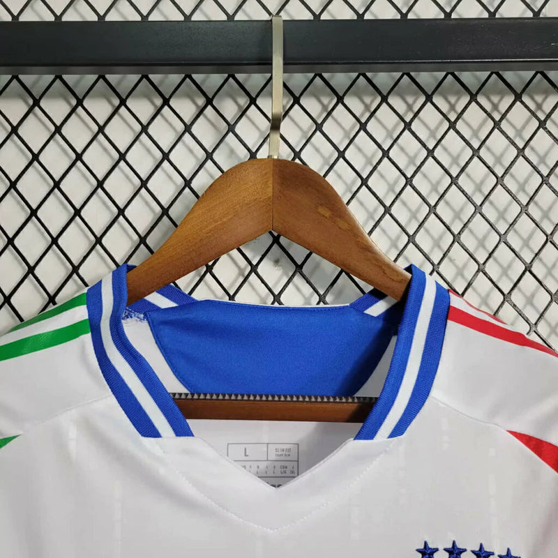 Camisa Seleção Itália Adidas Torcedor 2024/25 Masculino Branco