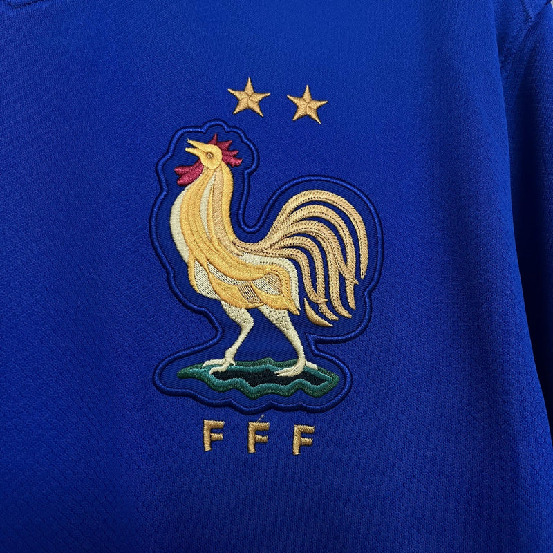 Camisa Seleção França I Home Nike Torcedor 2024/25 Masculino Azul