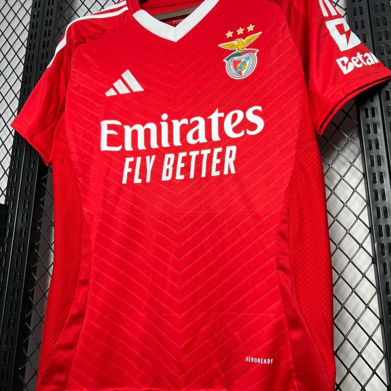 Camisa Benfica I Home 2024/25 Torcedor Adidas Masculino Vermelho