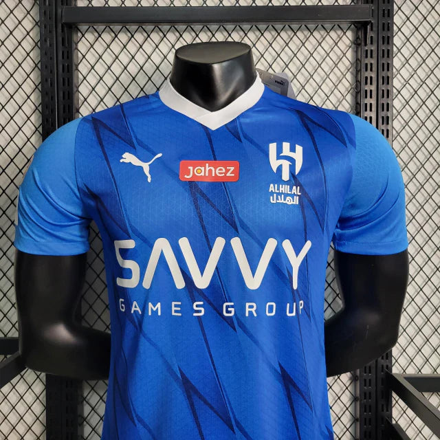 Camisa Al-Hilal I Home 2023/24 Jogador Puma Masculino Azul