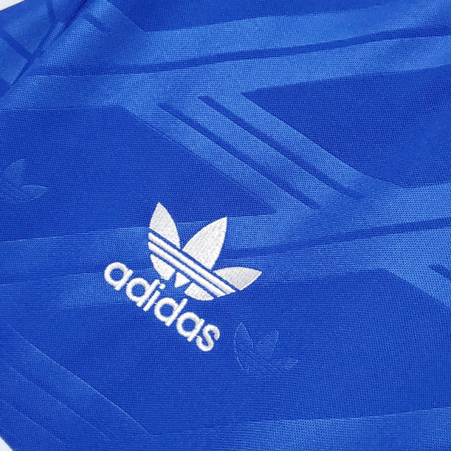 Camisa Manchester United Retrô 1986/1988 Azul - Adidas