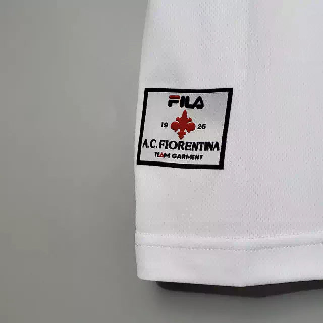 Camisa Retrô Fiorentina II Away 1998/99 Fila Masculino Branco