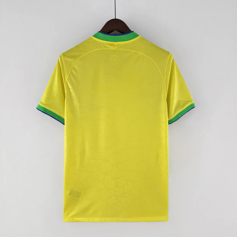 Camisa Seleção Brasileira I Home Nike Torcedor 2022/23 Masculino Amarelo