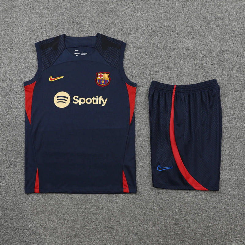 Conjunto Regata Barcelona Training 2022/23 Nike - Azul Royal