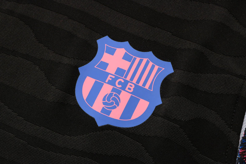 Conjunto Regata Barcelona Training 2021/22 Nike - Preto