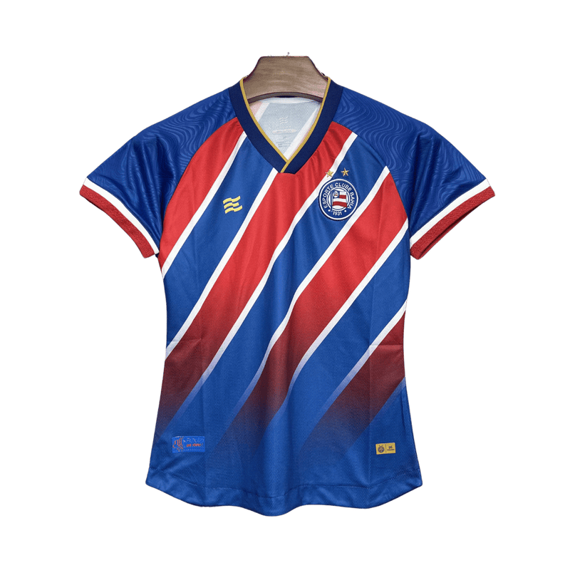 Camisa Bahia Azul Feminina - I Casa 2024/25 Torcedor