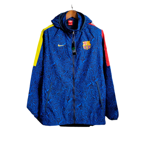 Jaqueta Corta-Vento Barcelona 23/24 Masculino Nike - Azul