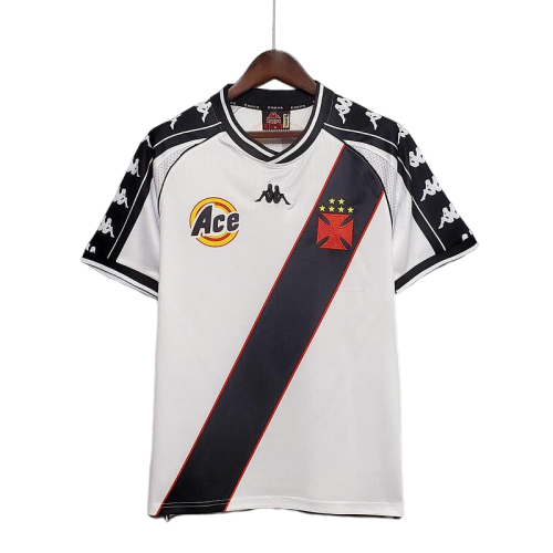 Camisa Kappa- Vasco Away Retro 2000/01- Branco