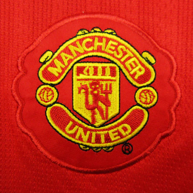 Camisa Retrô Manchester United I Home 2007/08 Masculino Vermelho