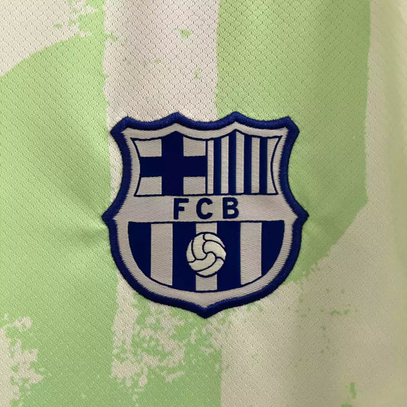 Camisa Barcelona III Third Nike Torcedor 2024/25 Masculino Verde