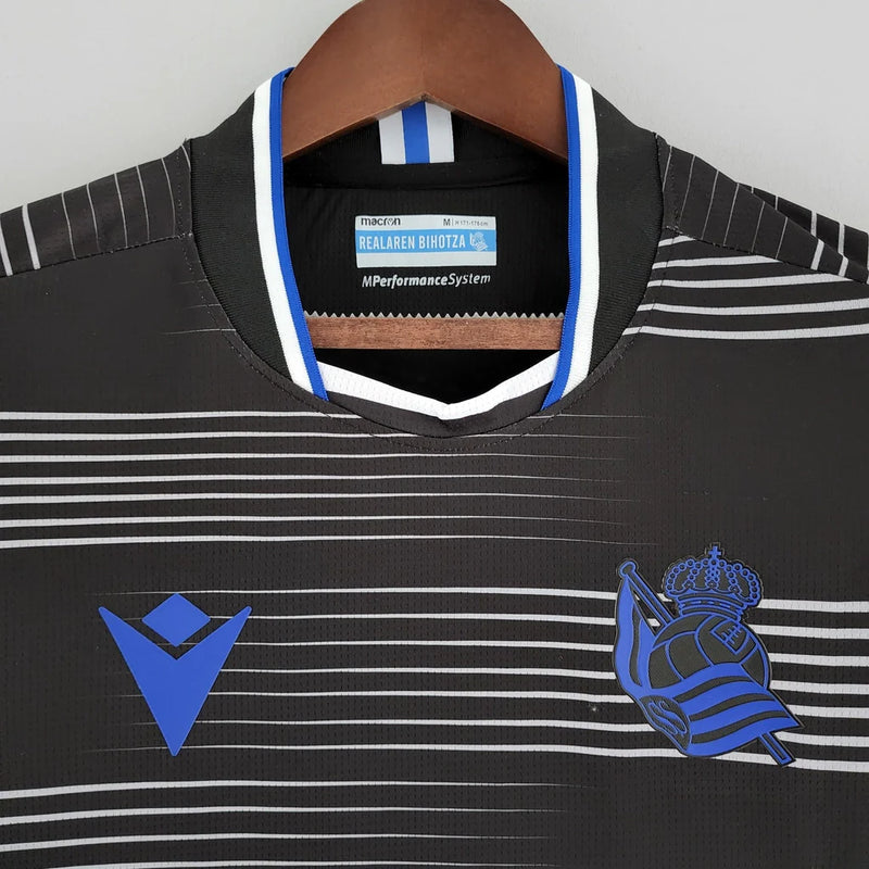 Camisa Real Sociedad II - 22/23 Torcedor Masculino Preto