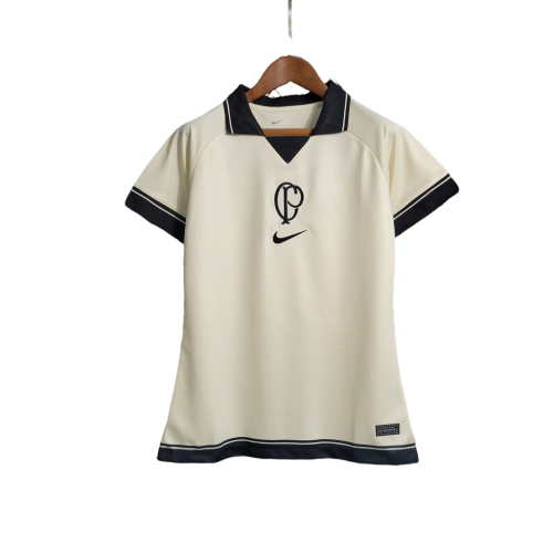 Camisa Corinthians Edição Especial Nike Torcedor 2023/24 Feminina Bege