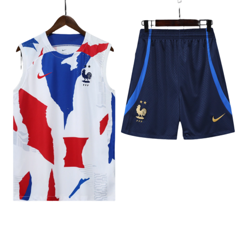 Conjunto Regata França Training 2022/23 Nike - Branco