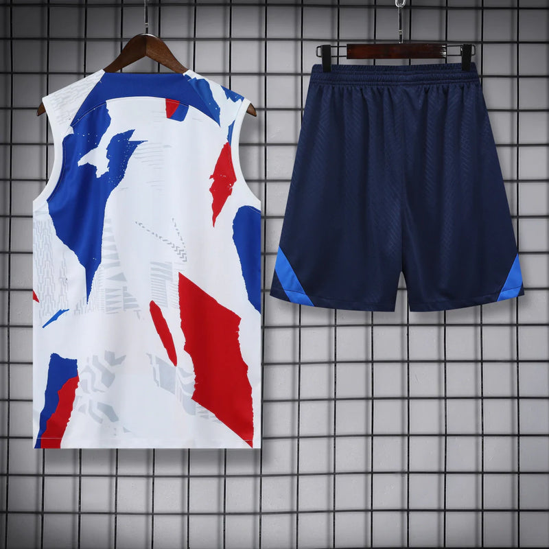 Conjunto Regata França Training 2022/23 Nike - Branco