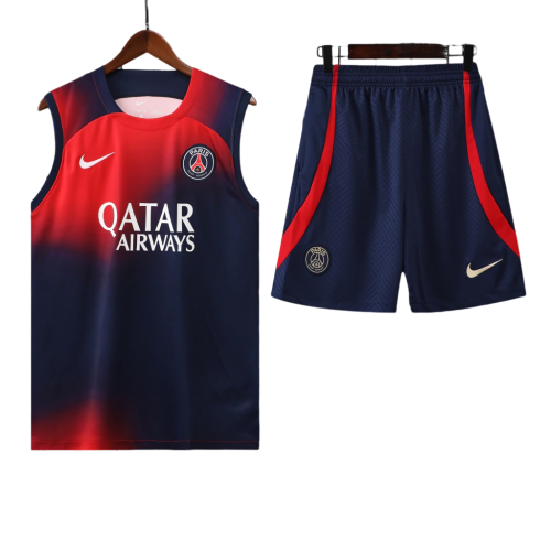 Conjunto Regata PSG 23/24 Nike - Azul+Vermelho