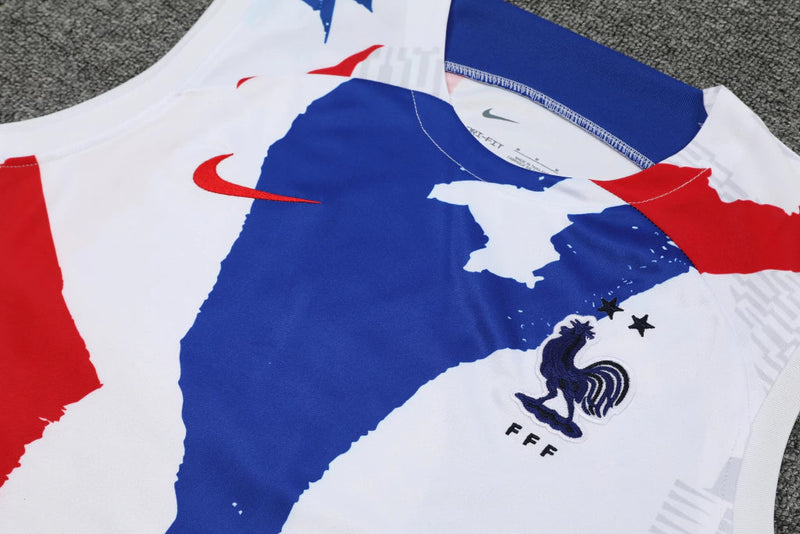 Conjunto Regata França Training 2022/23 Nike - Branco