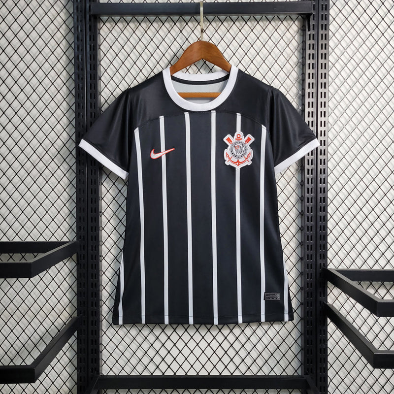 Camisa Corinthians II 2023/24 Torcedor Feminina - Preta Nike