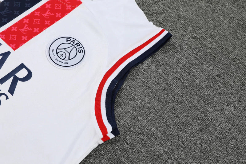 Conjunto Regata PSG 22/23 Jordan - Branco+Vermelho