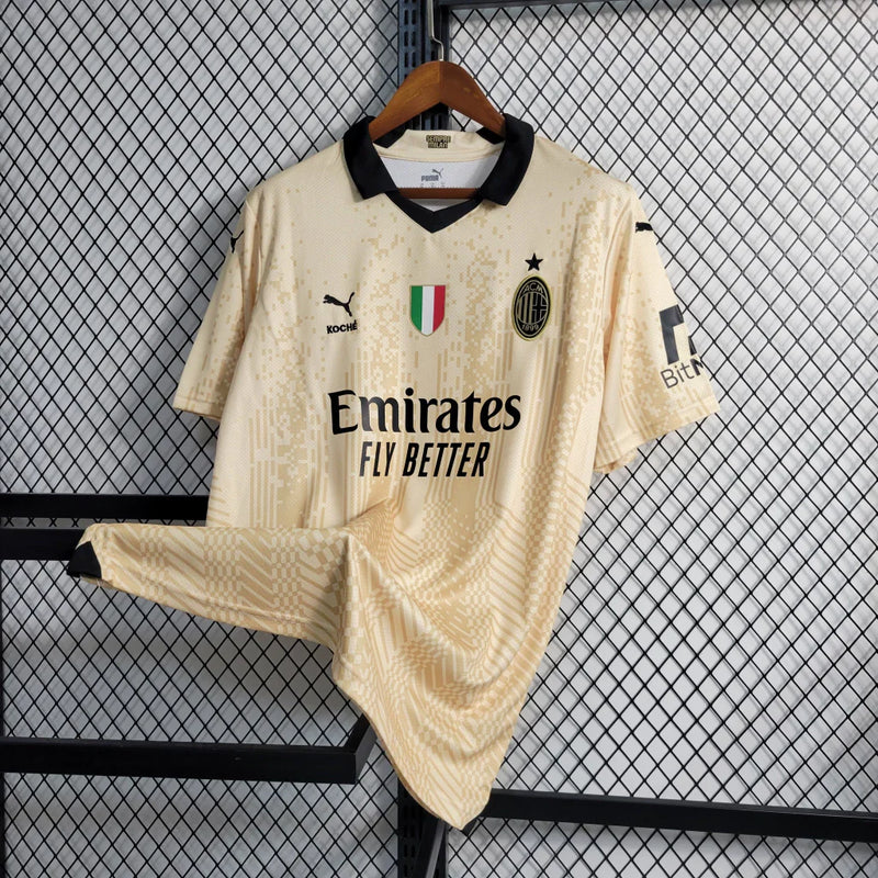 Camisa Milan Puma Torcedor 23/24 masculino Dourado