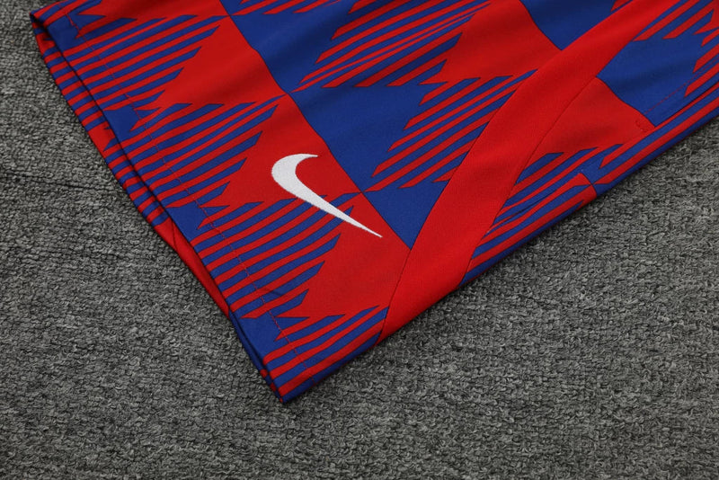 Conjunto Regata Barcelona 23/24 Nike - Vermelho