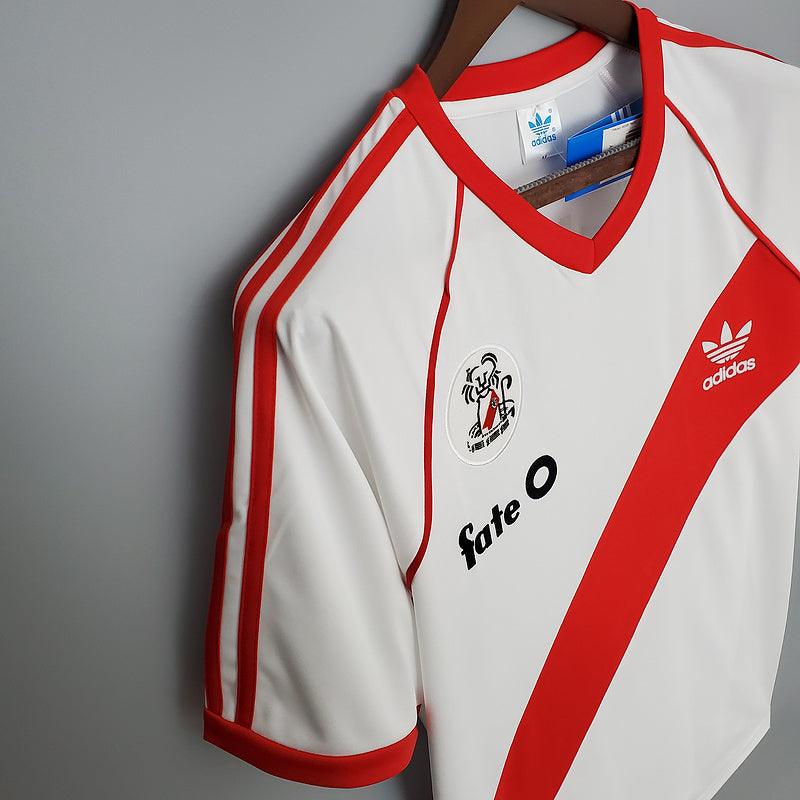 Camisa River Plate Home 1986/87 Adidas Retrô Masculina - Branco