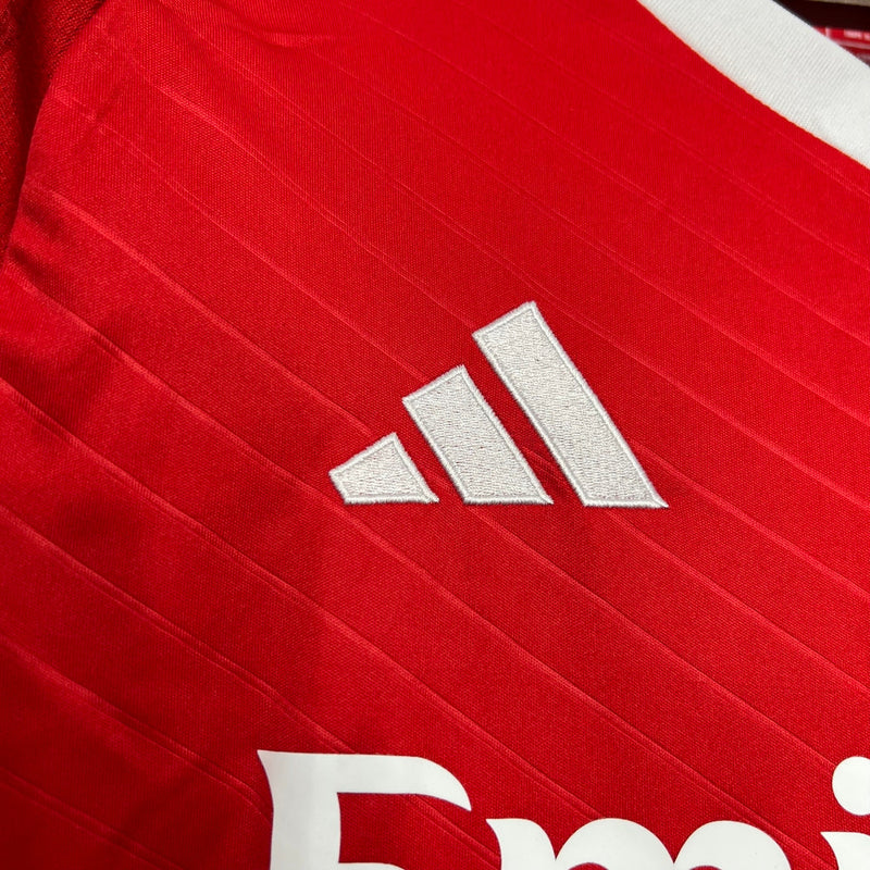 Camisa Benfica I Home 2024/25 Torcedor Adidas Masculino Vermelho