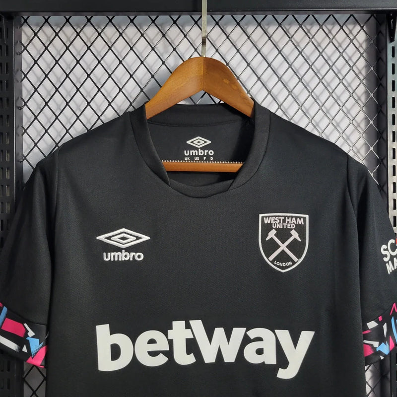 Camisa West Ham II 22/23 Torcedor Umbro Masculina - Preto