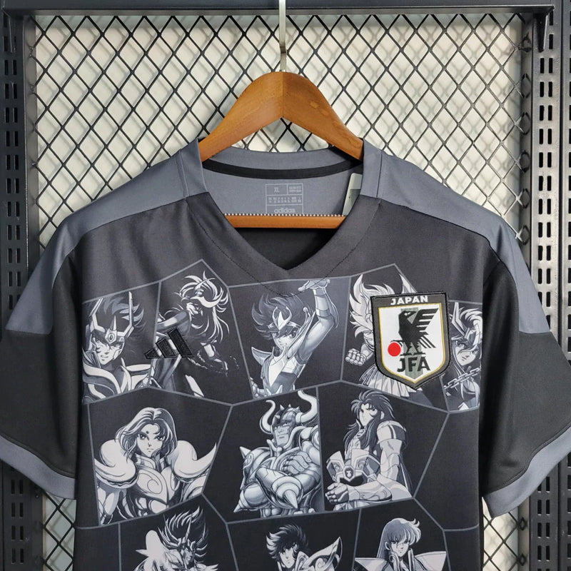 Camisa Japão 2023/24 Adidas Torcedor Versão Gold Saint Seiya Masculino Preto