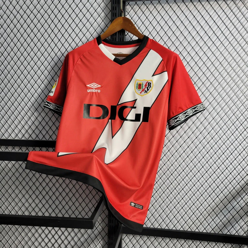 Camisa Rayo Vallecano Umbro Masculino 22/23 Vermelho