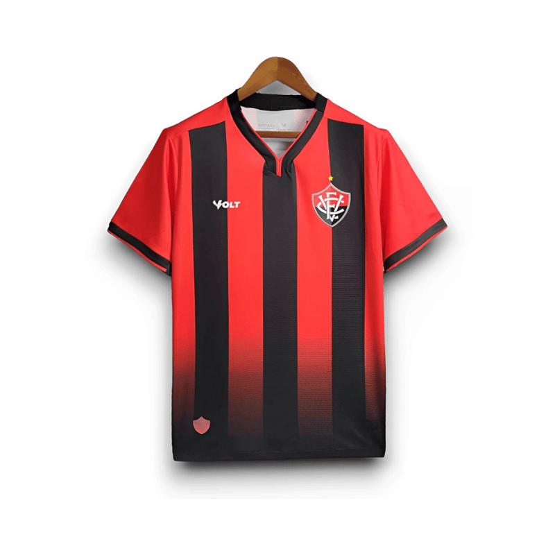 Camisa Vitória Rubro negra Masculina- I Casa 2024/25 Torcedor