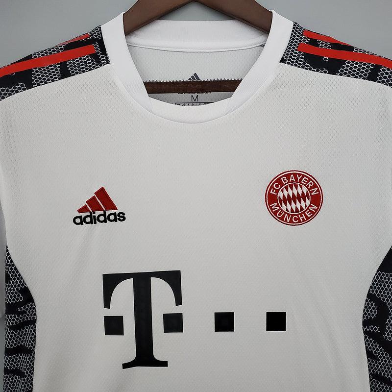 Camisa Bayern de Munique Treino 2021/22 Adidas - Branco