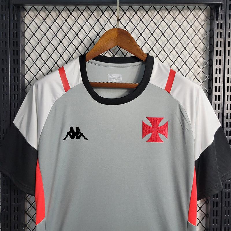 Camisa Vasco Da Gama Treino Kappa 2023/24- Cinza