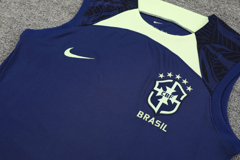 Conjunto Regata Brasil 22/23 Nike - Azul