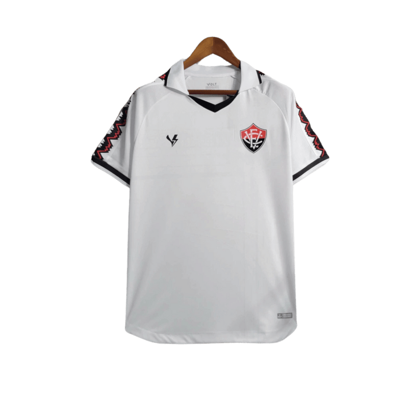 Camisa Vitória Branca Polo Masculina- I Casa 2023/24 Torcedor