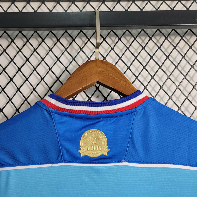 Camisa Fortaleza EC Goleiro - 23/24 Torcedor Masculino Azul