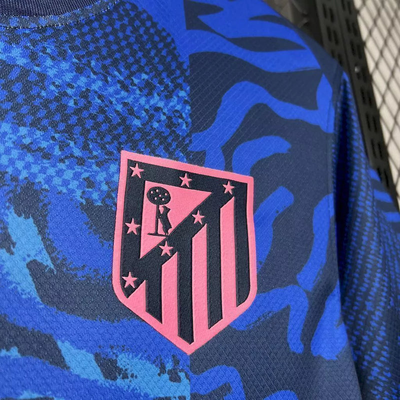 Camisa Atlético de Madrid III Third Nike Torcedor 2024/25 Masculino Azul