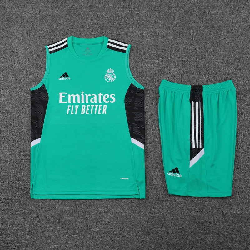 Conjunto Regata Real Madrid Training 2022/23 Adidas - Verde