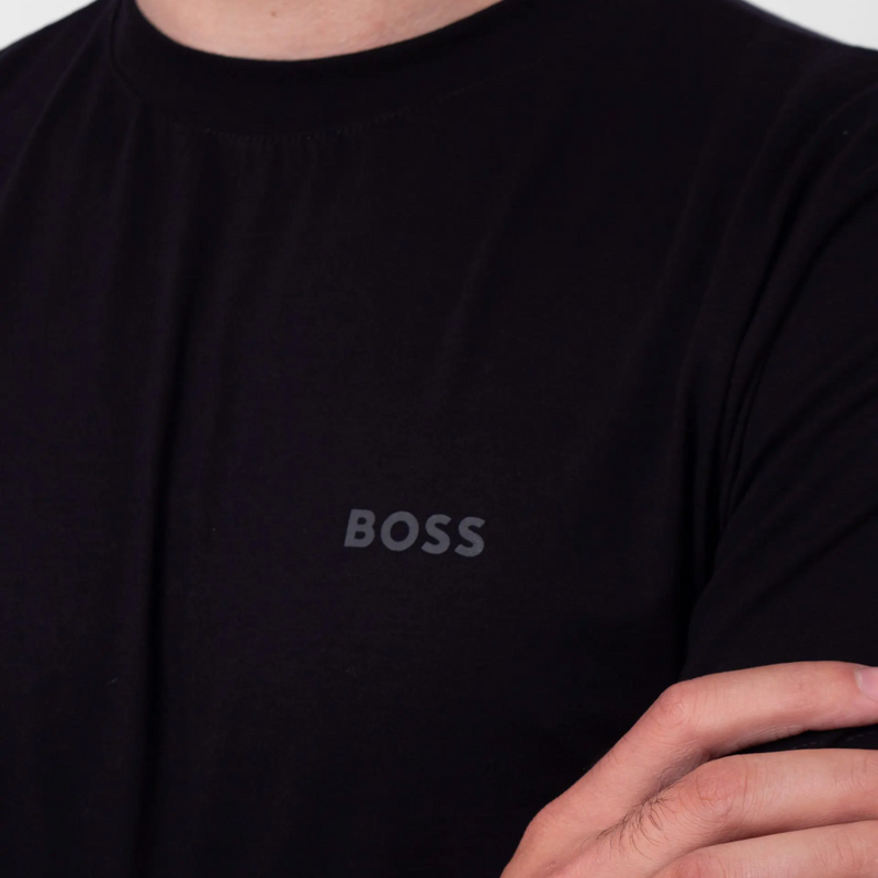 Camisa Fio Egípcio Hugo Boss Básica Preta