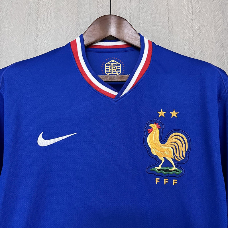 Camisa Seleção França I Home Nike Torcedor 2024/25 Masculino Azul