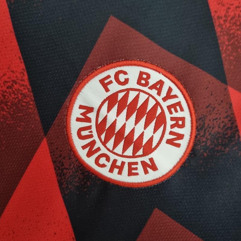 Camisa Bayern de Munique Treino 2022/23 Adidas - Vermelho