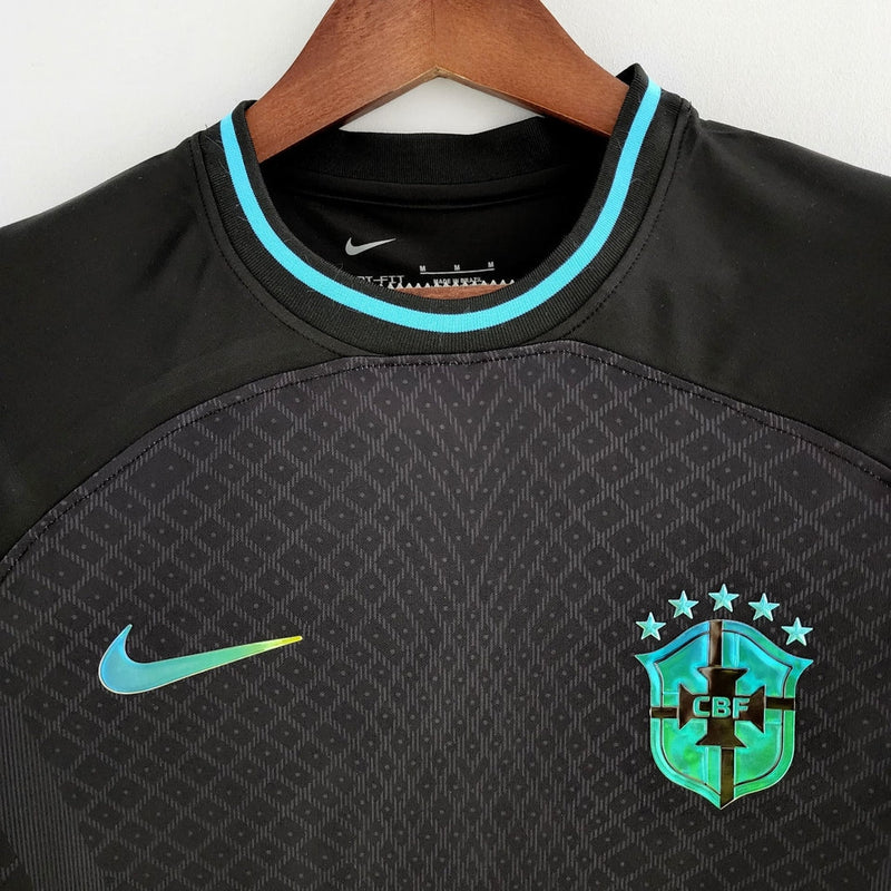 Camisa Seleção Brasileira Refletiva Edição Especial Torcedor Nike Masculino Preto