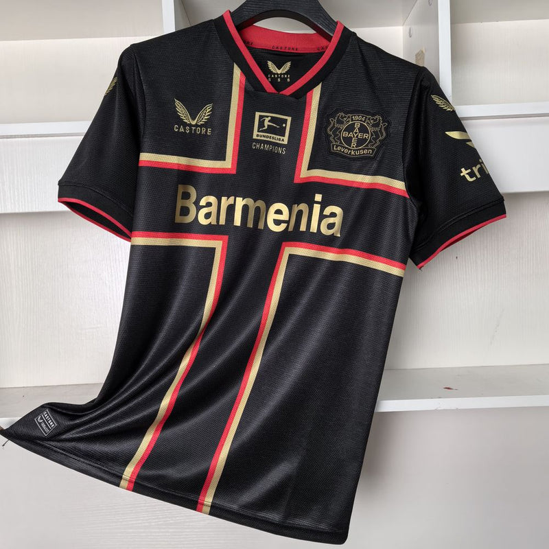 Camisa Bayer Leverkusen II Torcedor 2024/25 Masculino Preto