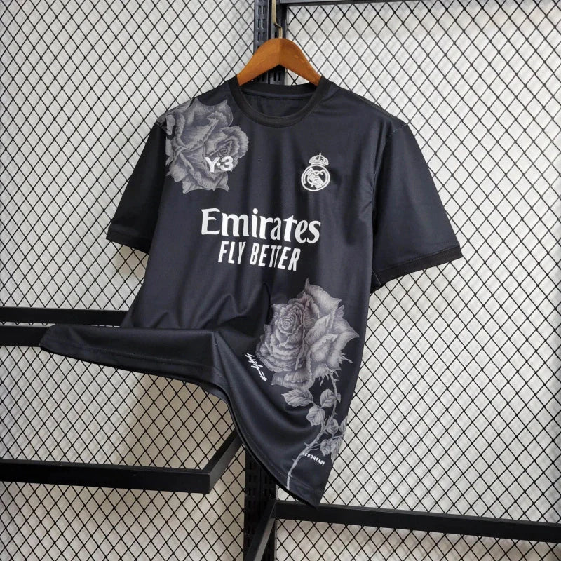 Camisa Real Madrid Edição Epecial Y-3 2024/25 Torcedor Masculino Preto