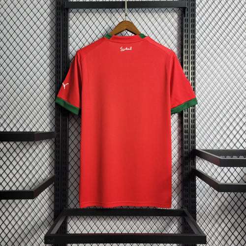 Camisa Puma Marrocos I 2022/23 Masculino Vermelho