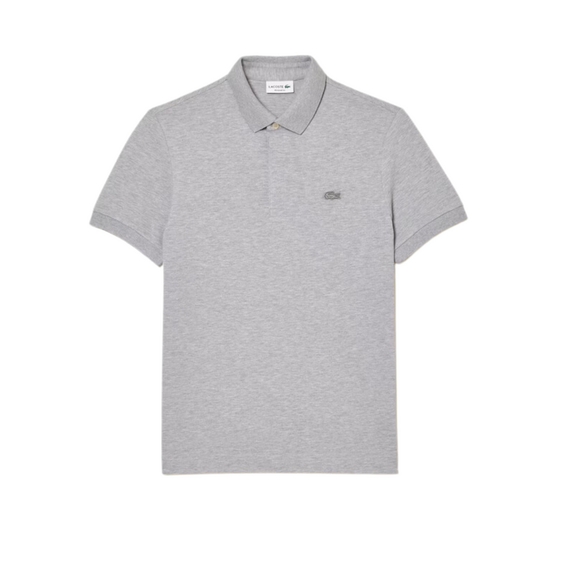 Camisa Polo Lacoste Paris Cinza