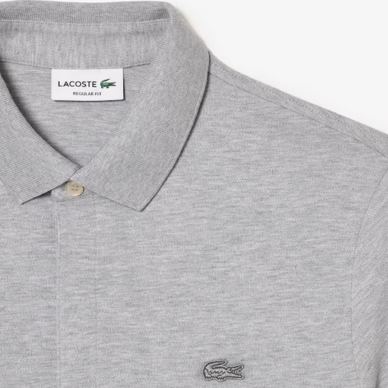 Camisa Polo Lacoste Paris Cinza